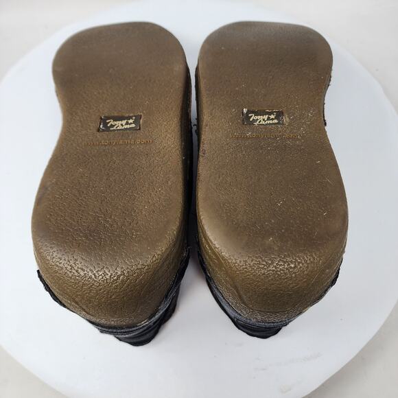 Tony Lama Walnut Forge Bison Chukka Boots Men 13D Brown Leather Moc Toe CAV0902 - Picture 14 of 14